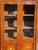 Antique Louis XV style display cabinet with decorative bronze mounts and a marble top. Medium-sized, shallow bookcase-...