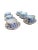 Early 20th Century Antique Blue Onion Meissen Teichert Set of Teacups for 6 - 12 Pieces For Sale - Image 5 of 9