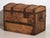 Large Antique Washed Wood Trunk, 1900 For Sale - Image 9 of 11