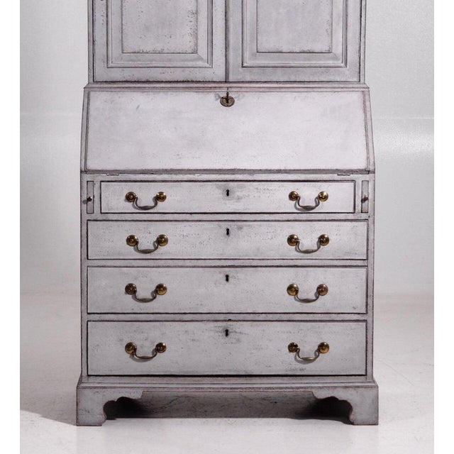 Antique Two-Parts Secretaire in Wood, 1900s For Sale - Image 6 of 8