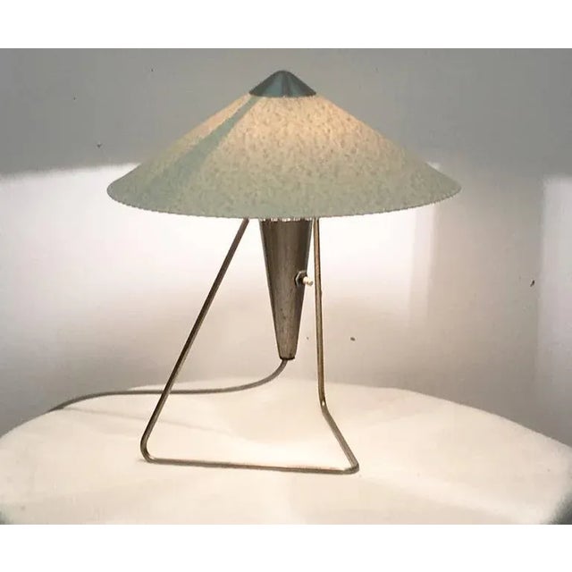 Czech Modernist Desk Lamp by Helena Frantova for Okolo, 1950s For Sale - Image 9 of 11