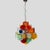Pulegoso and Sommerso Glass Disc Chandelier from Vistosi, 1980s For Sale - Image 13 of 13