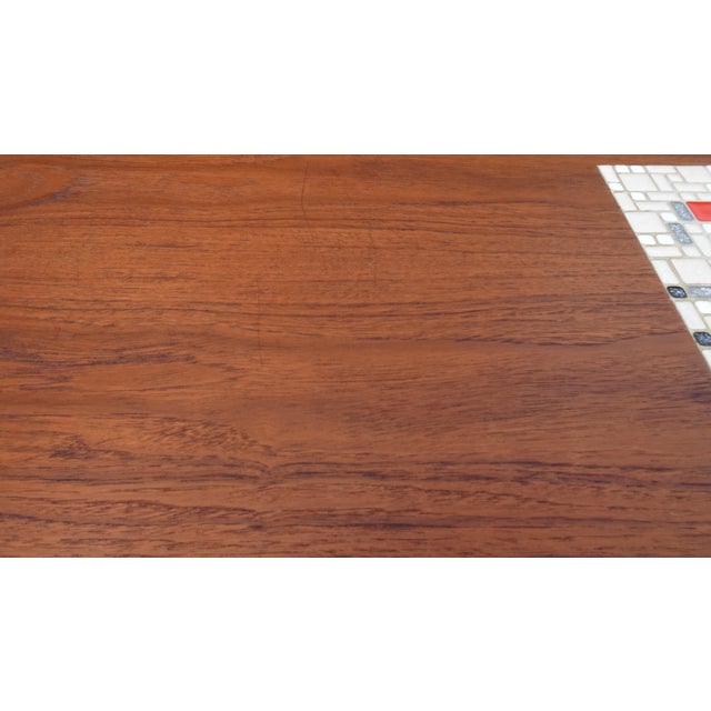 Wood Dutch Teak Coffee Table by Louis Van Teeffelen for Wébé, 1950s For Sale - Image 7 of 14