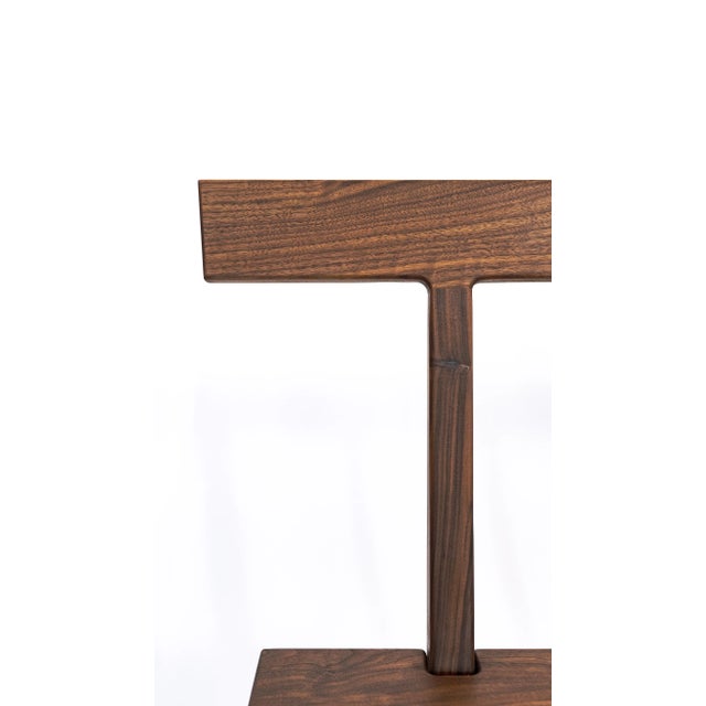 Not Yet Made - Made To Order Modern Shaker Windsor Style Bench in Walnut For Sale - Image 5 of 10