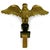Hollywood Regency Carved and Gilded Wooden Eagles in Gold Leaf & Pinus Cembra, 1800s, Set of 2 For Sale - Image 3 of 12