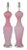 Pink Vintage Murano Glass Lamps Pink For Sale - Image 8 of 8