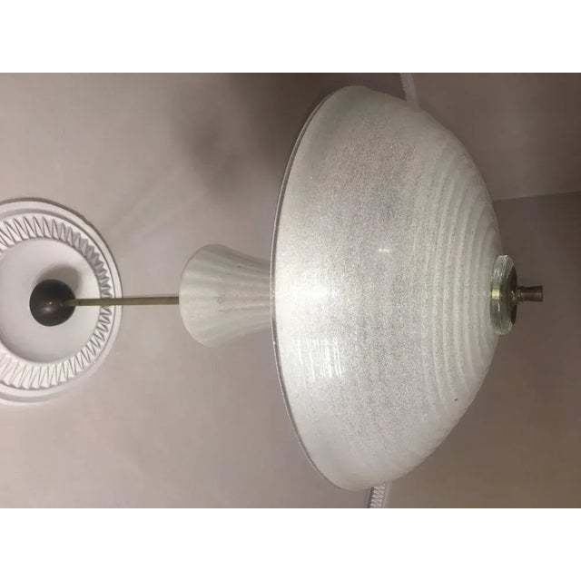 Italian Pulegoso Glass Pendant from Barovier & Toso, 1940s For Sale - Image 12 of 17