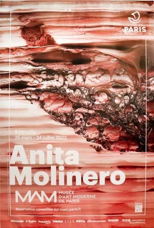 2020 French Paris Bus Shelter Poster - Anita Molinero, Musée d'Art Moderne De Paris (Double-Sided)