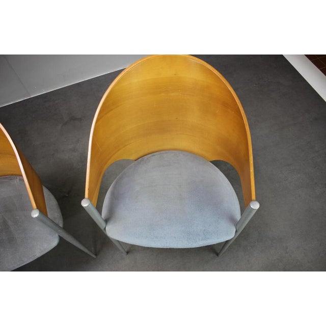 Wood Dining Chairs from Cattelan Italia, Italy, 1980s, Set of 3 For Sale - Image 7 of 17