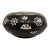 Vintage Chinese Mother of Pearl Inlay Black Bowl With Lid For Sale