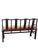 Brown Antique Hand-Carved Solid Elmwood Bench for Mudroom, Entry or Bedroom For Sale - Image 8 of 11