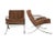 Mid-Century Modern 1970s Bernhardt Flair Flat Bar Chrome Armchairs - a Pair For Sale - Image 3 of 6