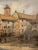 Rustic L. Cargnel, Village Scene, 20th Century, Oil Painting on Canvas For Sale - Image 3 of 7