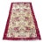 1960s Vintage Flower Design Handmade Rug For Sale