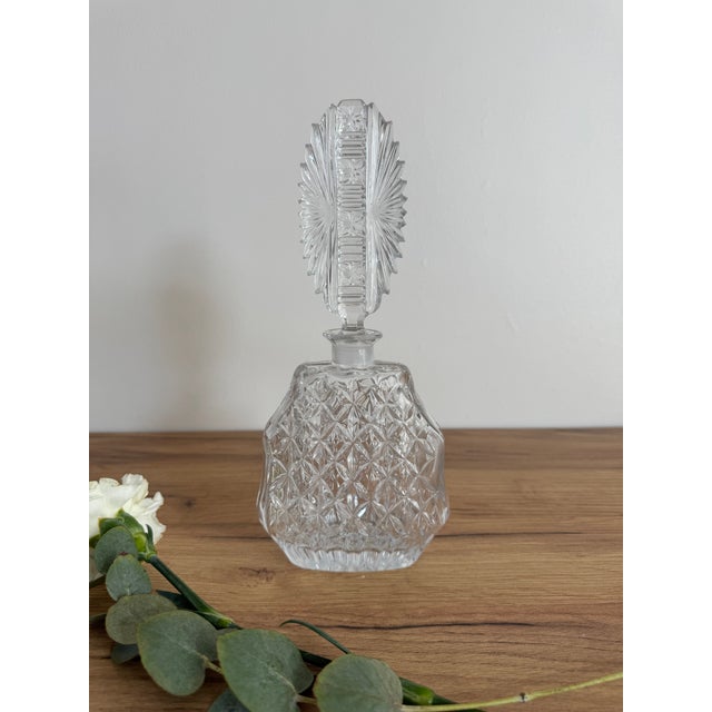Antique French Crystal Decanter For Sale - Image 4 of 5