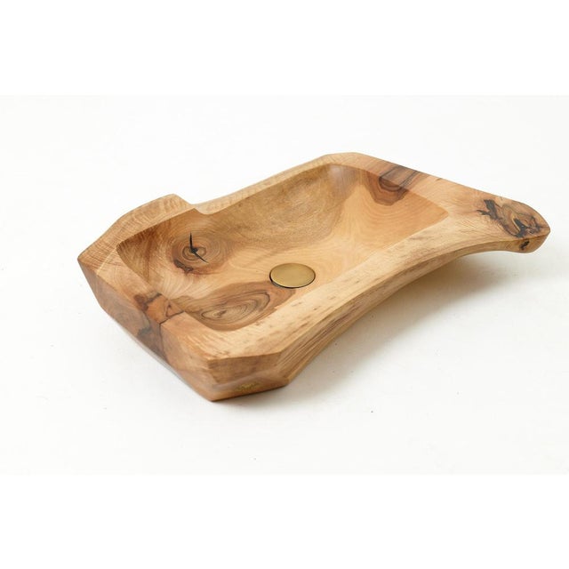 Live Edge Wood Bathroom Sink by Logniture For Sale - Image 17 of 18