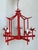 Vintage Regency Painted Faux Bamboo Pagoda Lantern For Sale - Image 11 of 12
