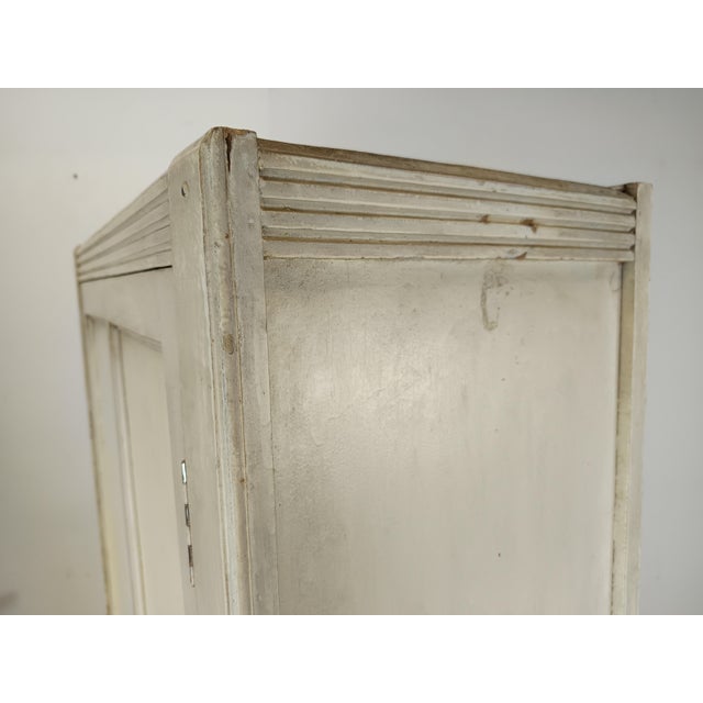 Beige Vintage Parisian Patinated Bonnetière, 1920s For Sale - Image 8 of 18