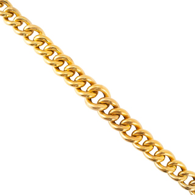 Gender: Unisex Metal Type: 18K Yellow Gold Length: 16.00 inches Width: 12.60 mm Weight: 29.05 grams Unisex handmade 18K...