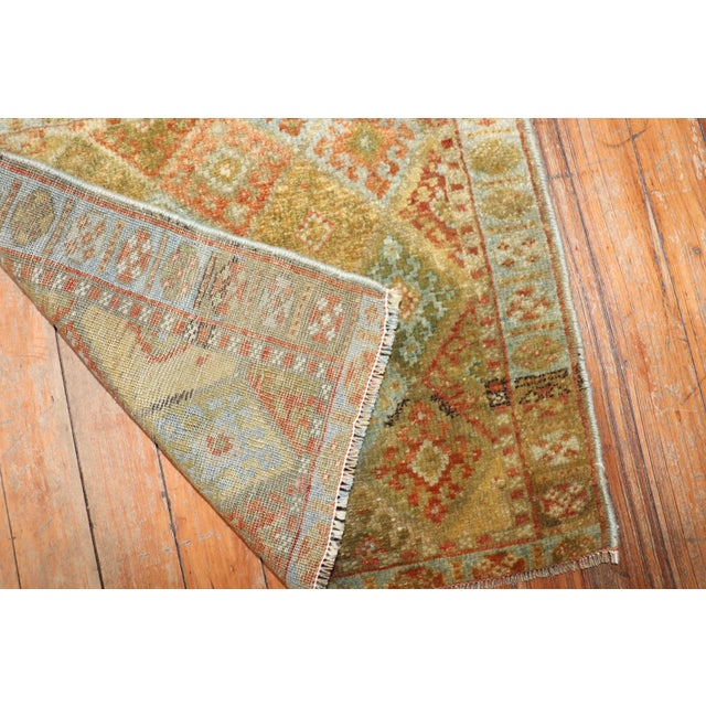 Early 20th Century Early 20th Century Tribal Jaff Kurd Mini Rug - 1'6" x 1'8" For Sale - Image 5 of 5