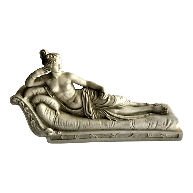 Grand Tour Model of Pauline Borghese as Venus Victrix After Canova For Sale