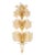 Metal Grand Hotel Wall Sconce in Golden Murano Glass & Brass from Barovier & Toso, 1960s For Sale - Image 7 of 13