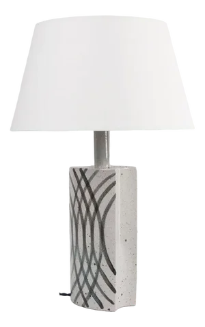 White Table Lamp by Per Linnemann-Schmidt, 1960s