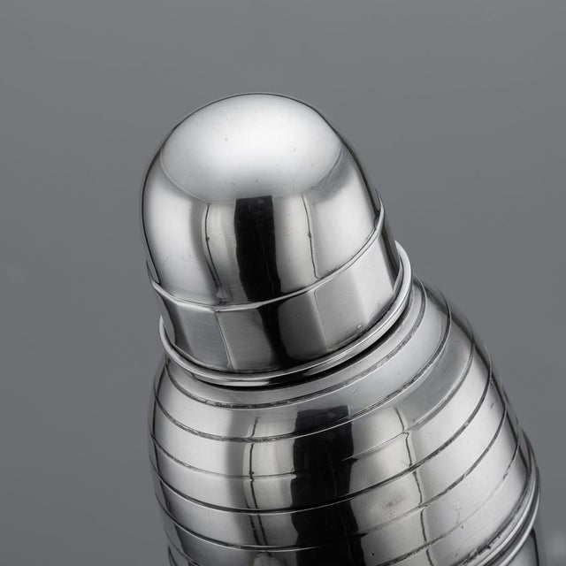 Silver Vintage Art Deco Silver Plated Shaker by Asprey of London, 1930 For Sale - Image 8 of 17