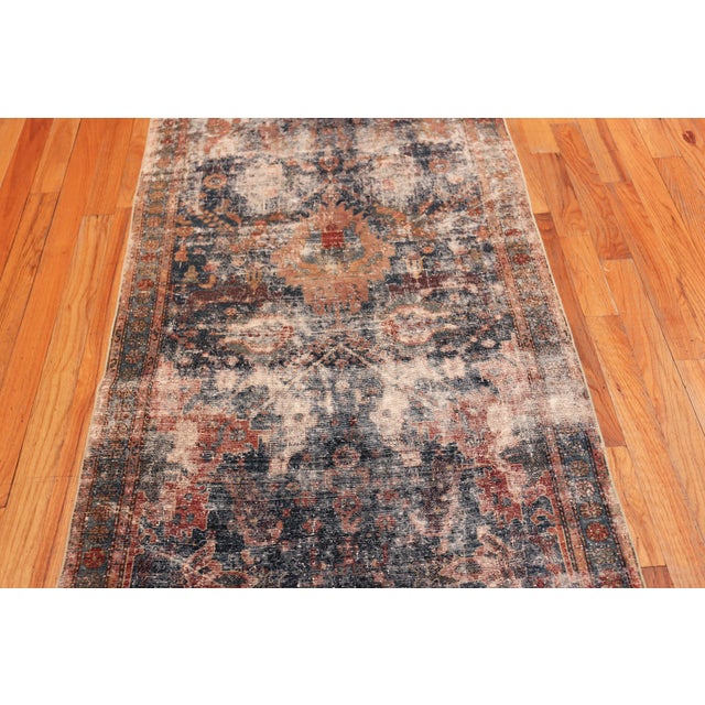 Textile Nazmiyal Collection Antique Malayer Runner Rug For Sale - Image 7 of 9
