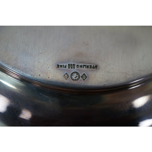 Silver Antique Baltimore & Woodside Sterling Silver Bread & Butter Plates 557g 6" - Set of 8 For Sale - Image 8 of 12