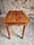 Antique French Walnut Writing Table with Drawer, 1900s For Sale - Image 15 of 16