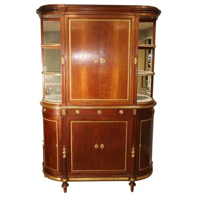 19th Century French Louis XVI Style Cabinet Signed Linke with Ormolu Mounts For Sale - Image 13 of 13
