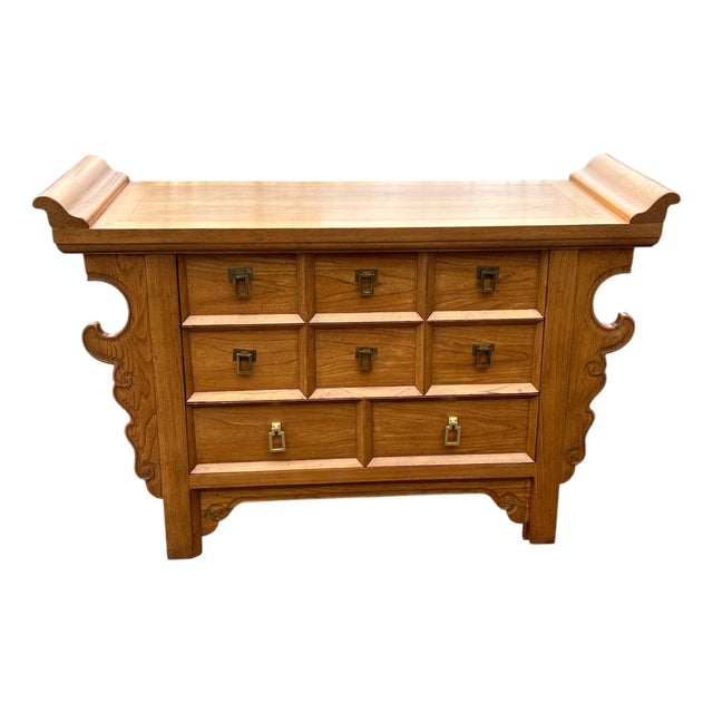 Late 20th Century Michael Taylor Baker Chinoiserie Dresser Chest For Sale
