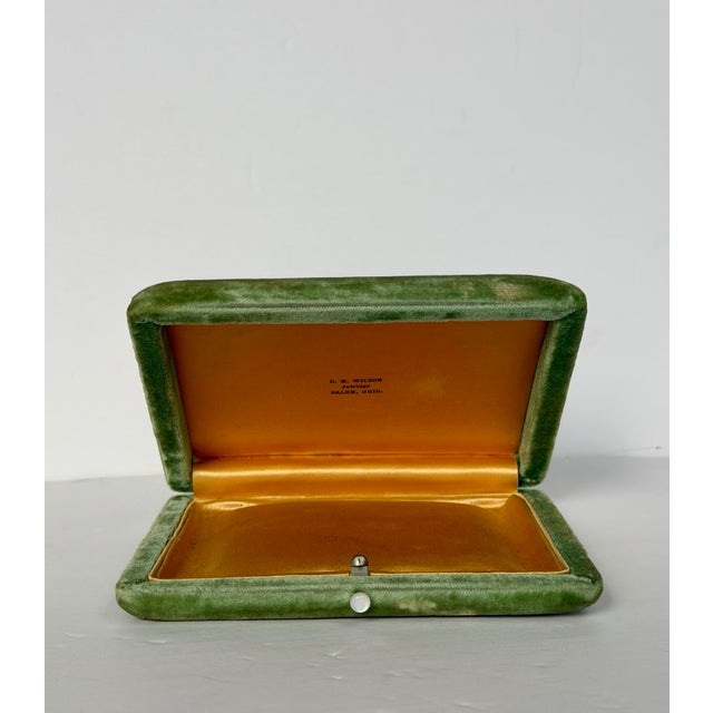 Mid-Century Velvet Jewel Tones Rectangular Jewelry Boxes – Set of 3 For Sale - Image 9 of 11