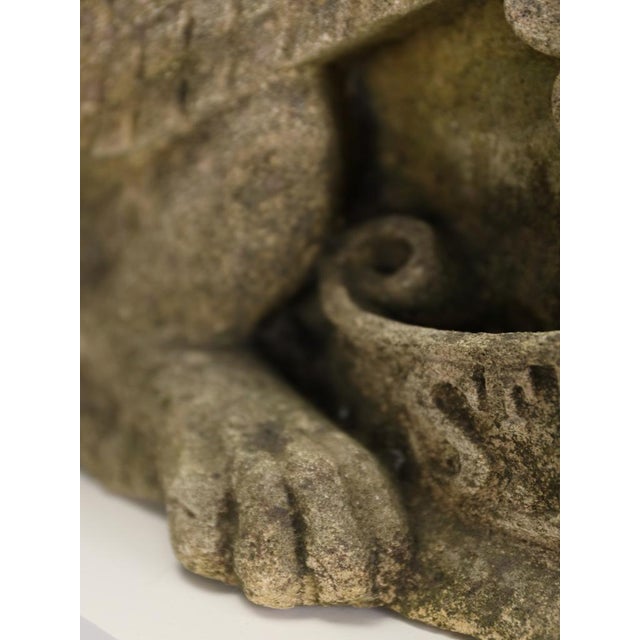 Victorian Gothic Revival Limestone Corbels, Tetramorph Lion & Ox, Harrogate, 1870, Set of 2 For Sale - Image 11 of 17