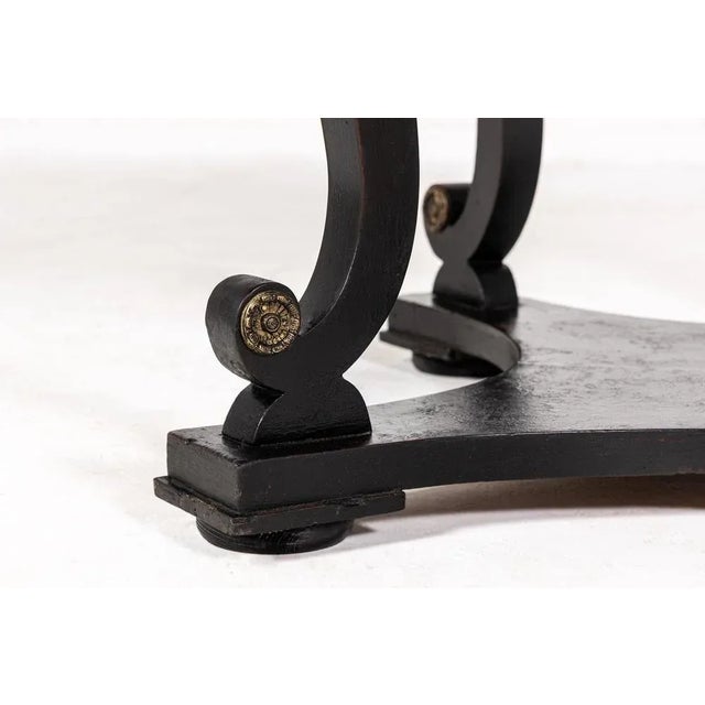 Black Early 19th Century Italian Ebonised Centre Table For Sale - Image 8 of 9