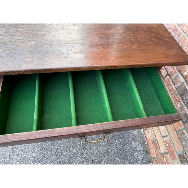 19th Century English Side Table With Drawer For Sale - Image 12 of 12