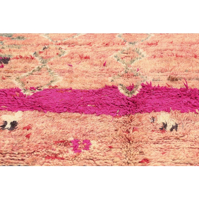Late 20th Century Vintage Boujad Moroccan Rug, 05'08 X 09'00 For Sale - Image 5 of 10