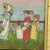 Antique Glass Painting of Nursery-Rhyme Like Theme With Children & Adults Outside For Sale In New York - Image 6 of 11