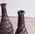 Purple Pair of Vintage Twisted Violet Glazed Terracotta Pottery Vases, Mid 20th Century For Sale - Image 8 of 13