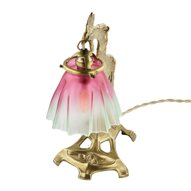 Art Nouveau Table Lamp, 1900s For Sale - Image 3 of 6