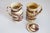 19th Century French Pottery Pitcher with Cream and Brown Glaze with Dripping For Sale - Image 4 of 7