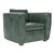 Harris Chair, Bottle Green Leather For Sale