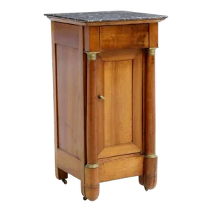 19th Century French Empire Style Mahogany Nightstand