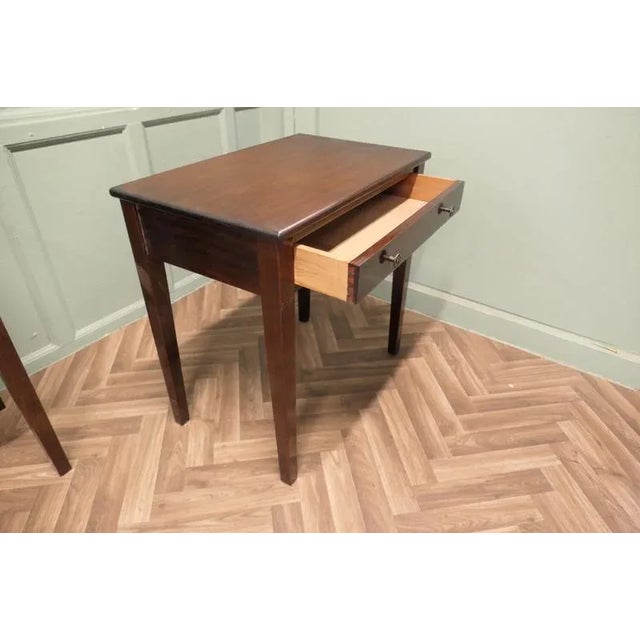 Wood Writing or Side Tables, 1960s, Set of 2 For Sale - Image 7 of 8