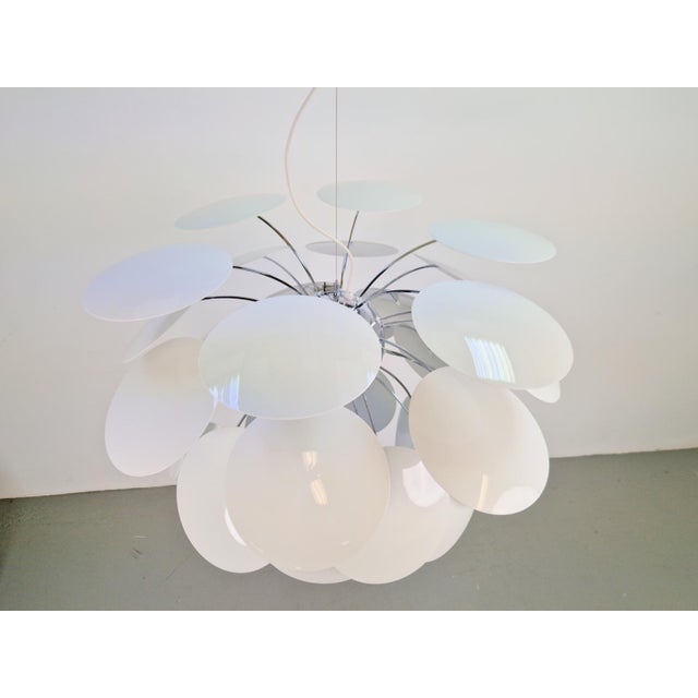 Metal White Discocó Pendant Lamp by Christophe Mathieu for Marset, 2000s For Sale - Image 7 of 18