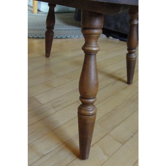 Wood 1970s Vintage Baumritter Ethan Allen 2 Tier Drum Accent Table For Sale - Image 7 of 10
