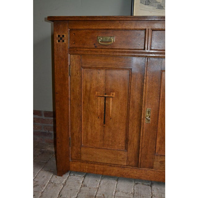 Art Deco Sideboard in Oak For Sale - Image 4 of 11