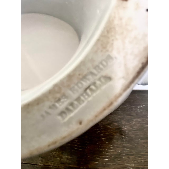 Antique James Edwards White Ironstone Serving Bowl For Sale In Santa Fe - Image 6 of 9