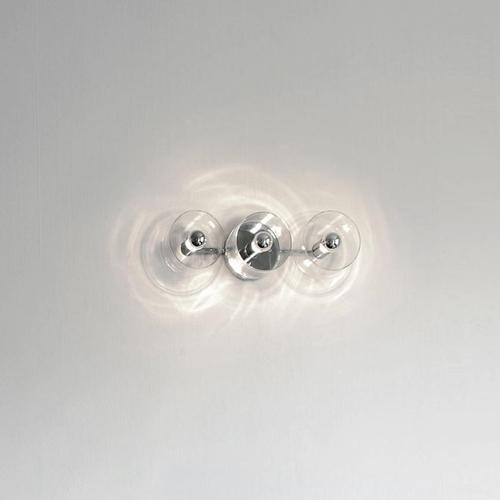 Metal Fiore Wall Lamps by Marta Laudani & Marco Romanelli for Oluce, Set of 3 For Sale - Image 7 of 10
